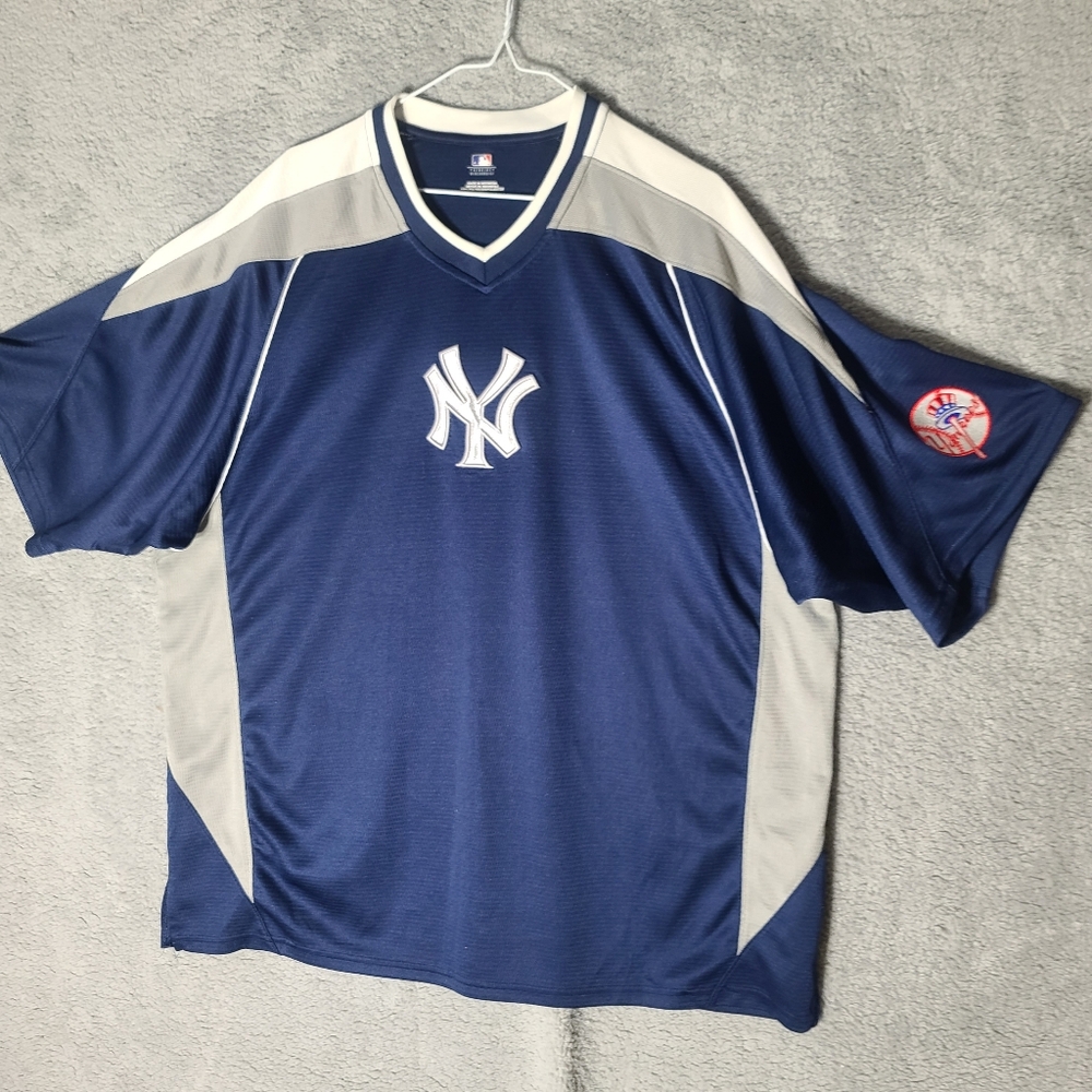 MLB Navy and Gray Jersey